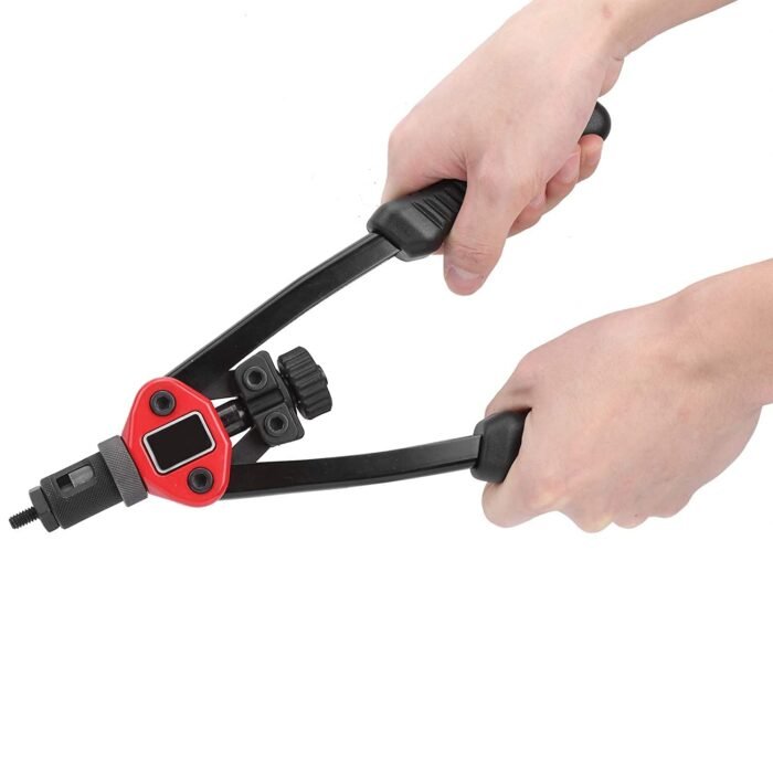 GSK Cut 12 inch rivet nut gun tool kit with M3 M4 M5 M6 M8 mandrels