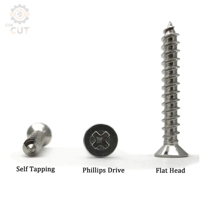 GSK Cut 8x35mm stainless steel drywall gypsum screws with plastic box