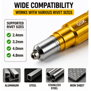 Electric Riveter Conversion Connector attachment for hand drill Machine