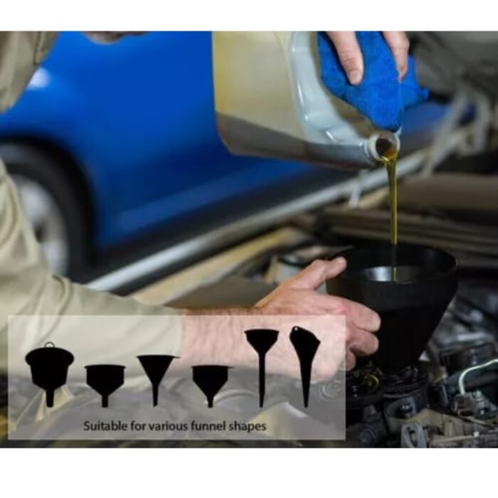 GSK CUT Magnetic Funnel Holder Dual Arm 360 Degree Swivel Oil Filling Tool