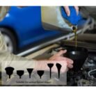 GSK CUT Magnetic Funnel Holder Dual Arm 360 Degree Swivel Oil Filling Tool