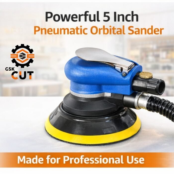 GSK CUT 5 Inch Pneumatic Air Orbital Sander Machine 10000 RPM