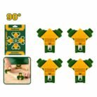 Jadever Corner Clamp Set JDCZ6E01 90 Degree Right Angle Clamps for Woodworking Frame Assembly – Yellow and Green Clamp Set Pack
