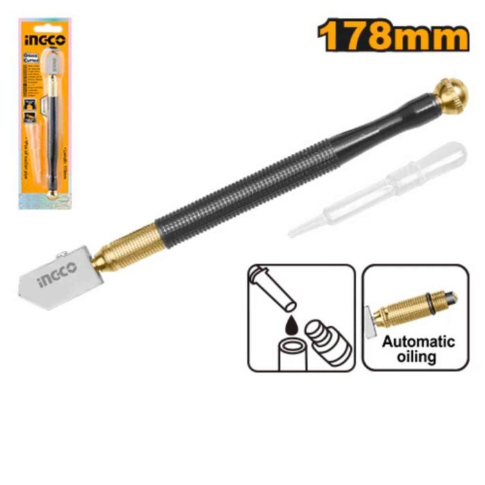 INGCO HGCT03 Heavy Duty Glass Cutter for Precision Glass Cutting