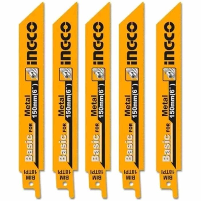 INGCO 150mm Reciprocating Saw Blades for Metal Cutting RSB922EF