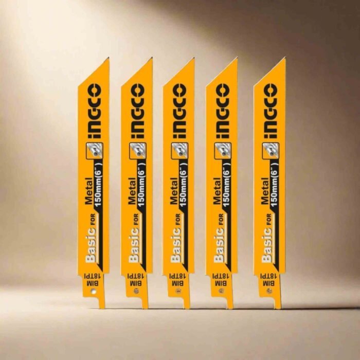 INGCO 150mm Reciprocating Saw Blades for Metal Cutting RSB922EF