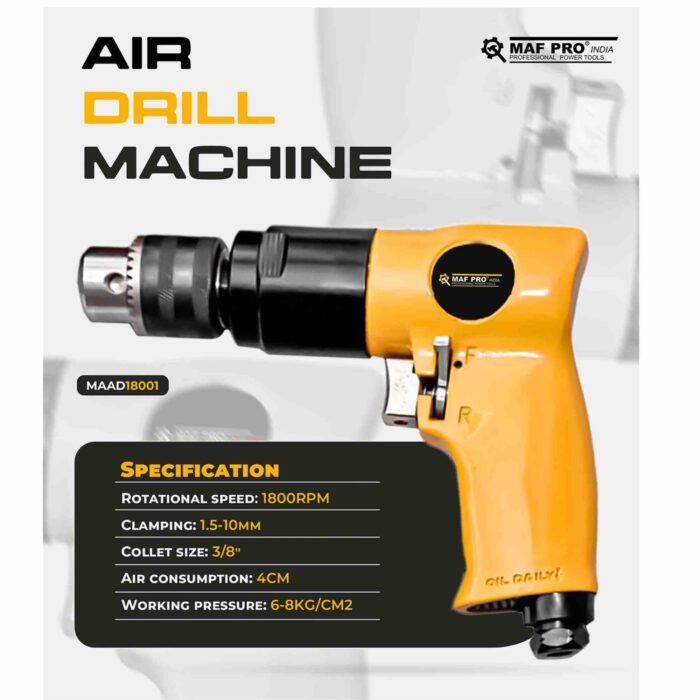 MAF PRO Pneumatic Air Drill Kit MAAD18001 for Industrial Drilling