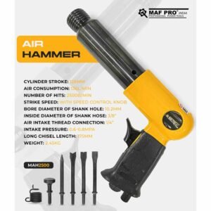 MAF PRO 1/2 Inch Air Hammer MAH2500 Pneumatic Chipping Tool