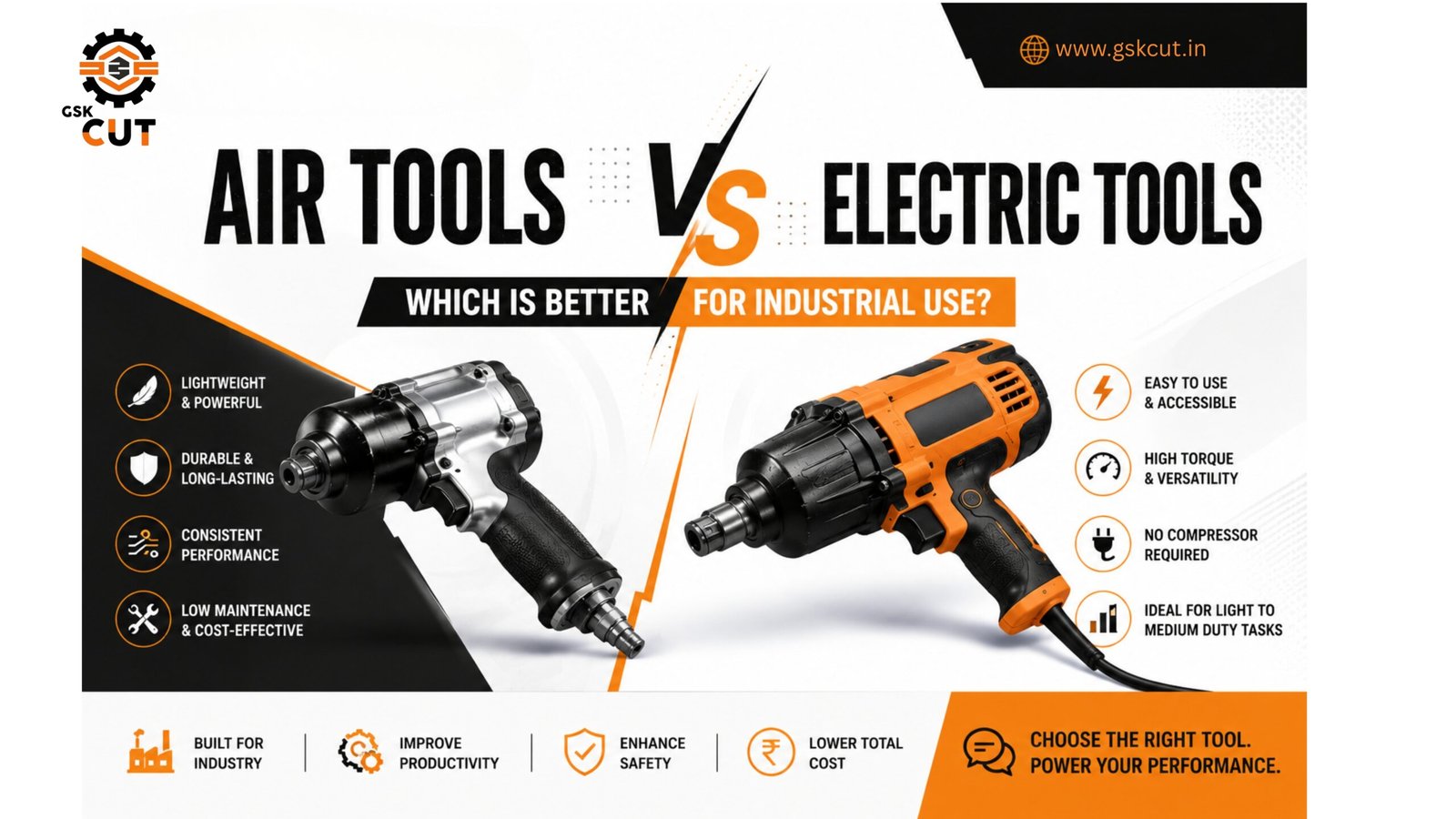 Air Tools vs Electric Tools: Which is Better for Industrial Use?