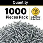 Aluminium Blind Pop Rivets for Metal Fastening 1000 Pcs