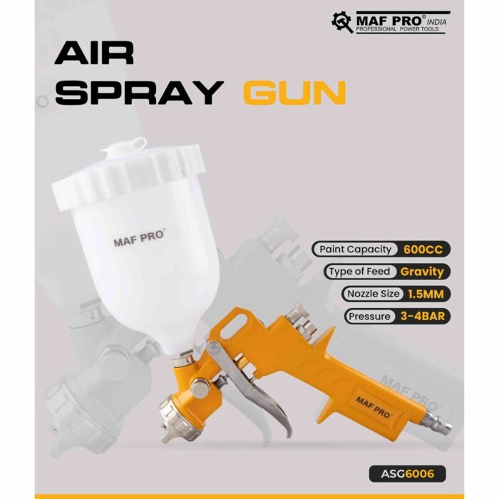 MAF PRO 600cc Air Spray Gun for Paint and Coating Work MAF PRO 600cc Air Spray Gun for Paint and Coating Work