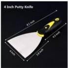 4 Inch Putty Knife Flexible Scraper Tool