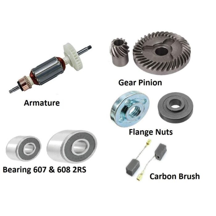 GSK CUT DW801 4 Inch Angle Grinder Spare Parts Kit
