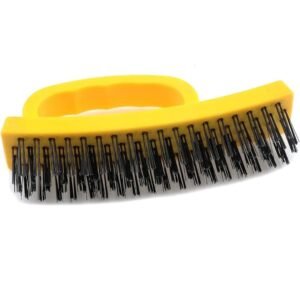 GSK CUT Bent Yellow Steel Wire Scratch Brush