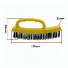 GSK CUT Bent Yellow Steel Wire Scratch Brush