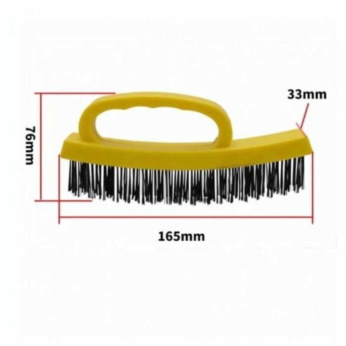 GSK CUT Bent Yellow Steel Wire Scratch Brush