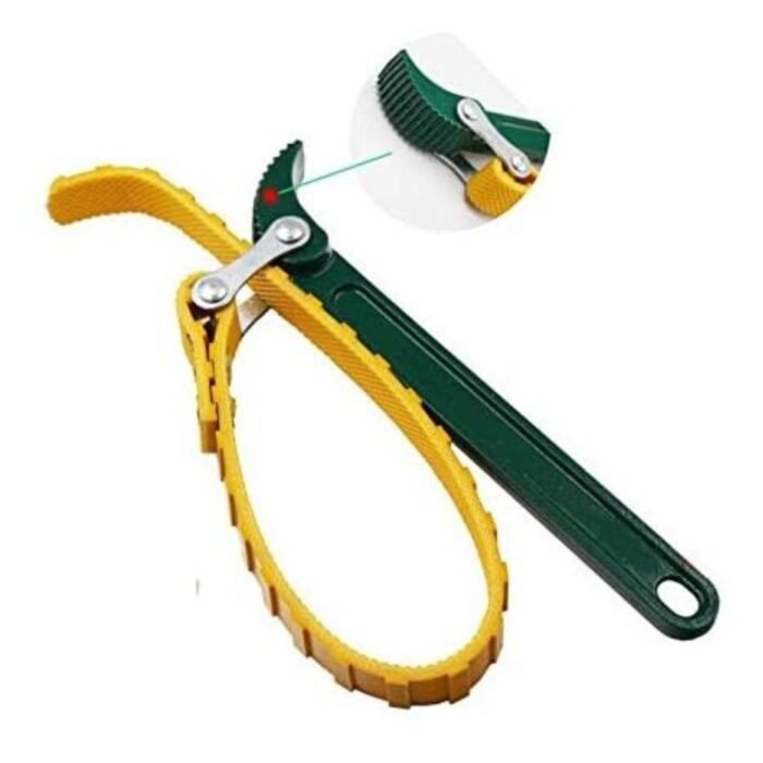 GSK CUT 12 Inch Belt Type Oil Filter Wrench Yellow Strap