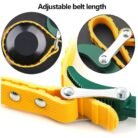 GSK CUT 12 Inch Belt Type Oil Filter Wrench Yellow Strap