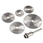GSK CUT 6 Pcs HSS Circular Saw Blade Cutting Wheel Set
