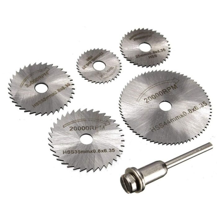 GSK CUT 6 Pcs HSS Circular Saw Blade Cutting Wheel Set GSK CUT 6 Pcs HSS Circular Saw Blade Cutting Wheel Set