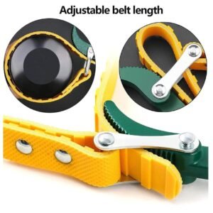 GSK CUT 9 Inch Belt Type Oil Filter Wrench Yellow Strap