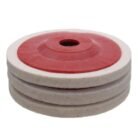 GSK CUT 4 Inch Wool Felt Buffing Wheel Set 3 Pieces