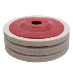 GSK CUT 4 Inch Wool Felt Buffing Wheel Set 3 Pieces