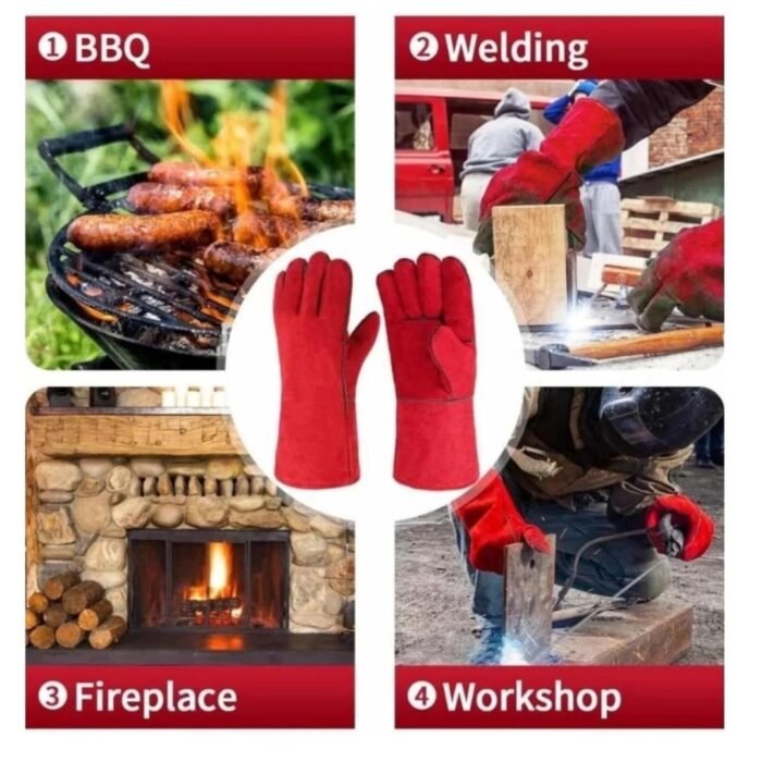 GSKCut Heat Resistant Protective Welding Gloves