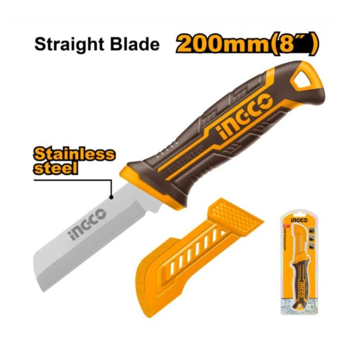 GSK CUT Wire Stripper 8 Inch Stainless Steel Cable Knife