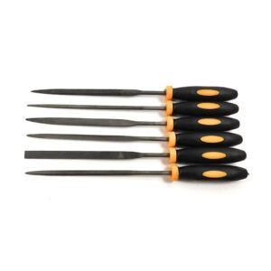 GSK CUT 6 Piece Needle File Set 140mm with Handle