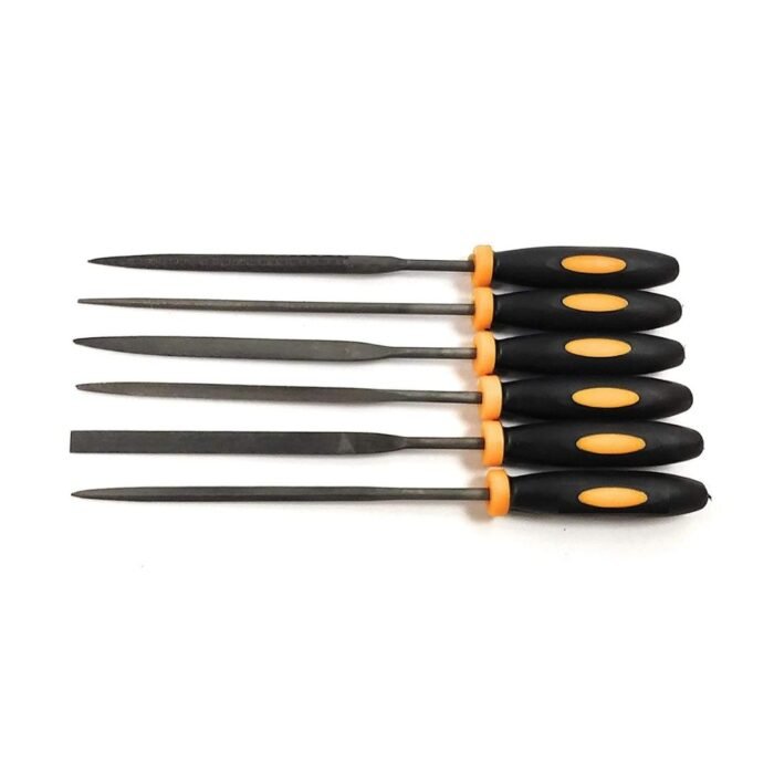 GSK CUT 6 Piece Needle File Set 140mm with Handle