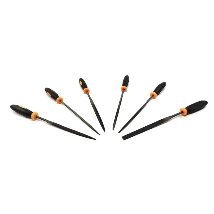 GSK CUT 6 Piece Needle File Set 140mm with Handle