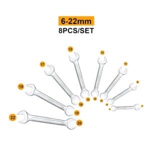 GSK CUT 8 Pcs Combination Spanner Set HKSPA1088