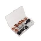 190 Pcs Flat Washer Assortment Kit Metal Plain Washers