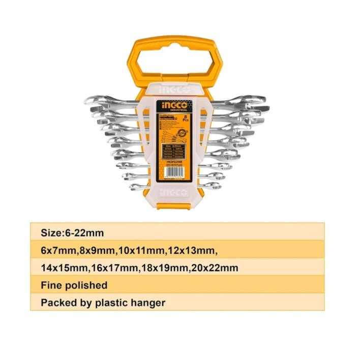 GSK CUT 8 Pcs Combination Spanner Set HKSPA1088 GSK CUT 8 Pcs Combination Spanner Set HKSPA1088