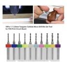 GSK CUT Tungsten Carbide PCB Drill Bit Set 1.1mm to 2.0mm