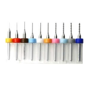 GSK CUT Tungsten Carbide PCB Drill Bit Set 0.3mm to 1.2mm