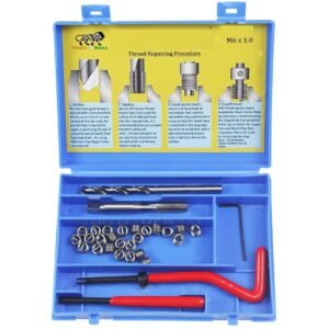 GSK CUT M6 x 1 Stainless Steel Helicoil Thread Repair Kit