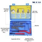GSK CUT M6 x 1 Stainless Steel Helicoil Thread Repair Kit