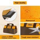 13 Inch Wide Mouth Waterproof Tool Bag with 6 Pockets
