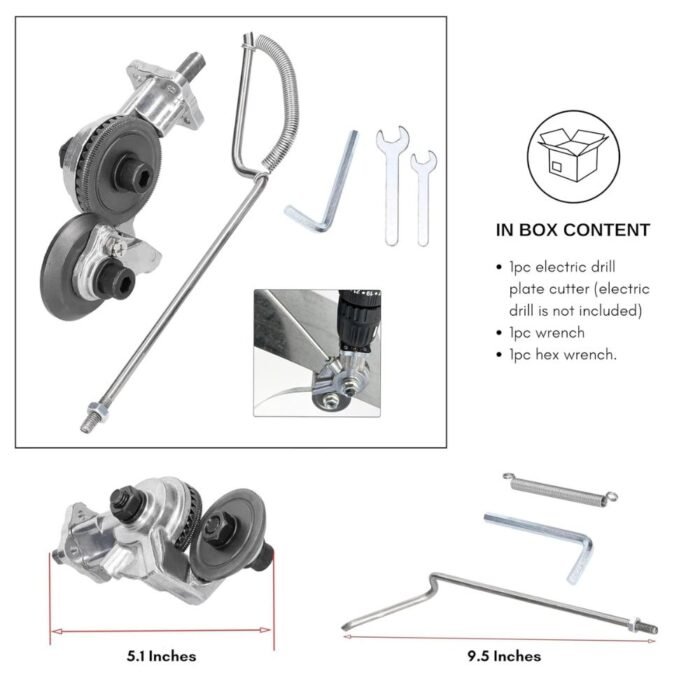 GSK CUT Electric Drill Refitting Plate Shears Sheet Metal Nibbler Attachment