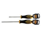 INGCO HS68PH2150 HS685100 Phillips and Slotted S2 Steel Screwdriver Combo Set