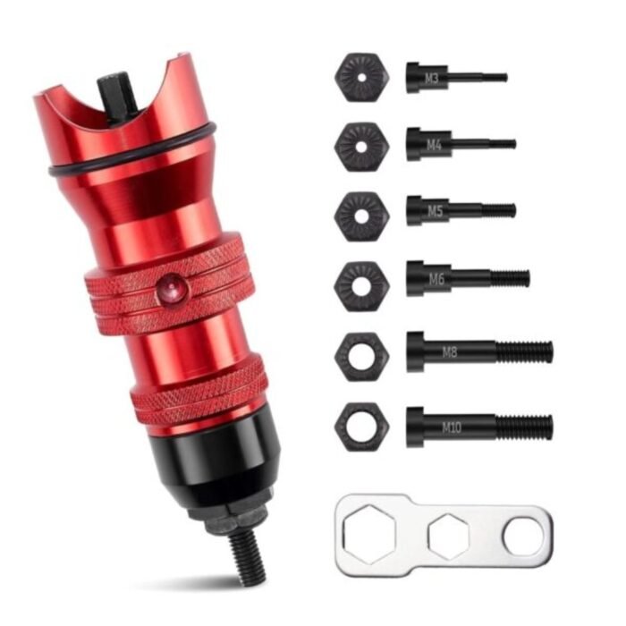 GSK CUT Electric Rivet Nut Drill Adapter Kit with M3 M4 M5 M6 M8 M10 Mandrels GSK CUT Electric Rivet Nut Drill Adapter Kit with M3 M4 M5 M6 M8 M10 Mandrels