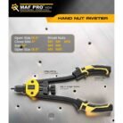 14 Inch Heavy Duty Rivet Nut Gun with M3-M12 Mandrels