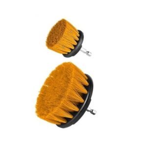 GSK CUT 2 Pcs Medium Nylon Drill Cleaning Brush Set