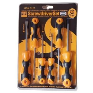 GSK CUT 6 Pcs Magnetic Tip Screwdriver Set