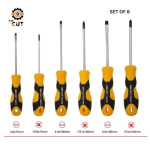 GSK CUT 6 Pcs Magnetic Tip Screwdriver Set