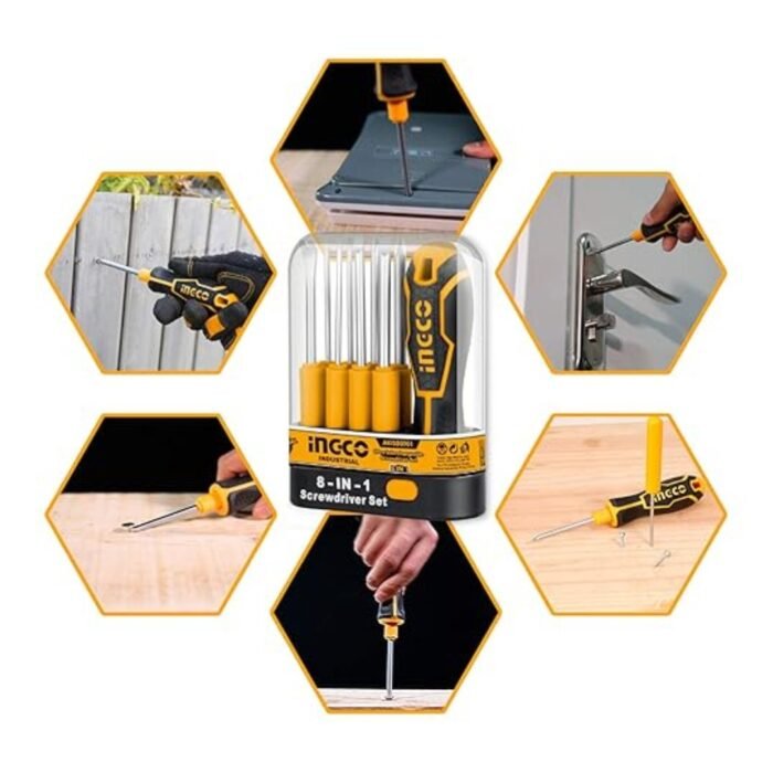 AKISD0901 8 in 1 Interchangeable Screwdriver Set
