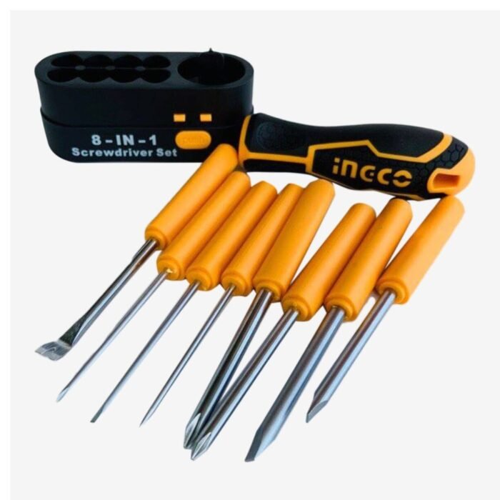 AKISD0901 8 in 1 Interchangeable Screwdriver Set