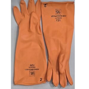 16 Inch Chemical Resistant Rubber Safety Gloves